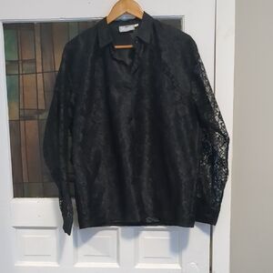 Western shirt Black Lace
